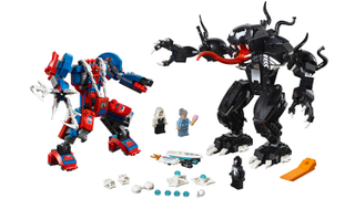 A New Lego Set Reveals Spider-Man and Venom Don't Need to Be Jealous of Tony Stark's Hulkbuster Mech